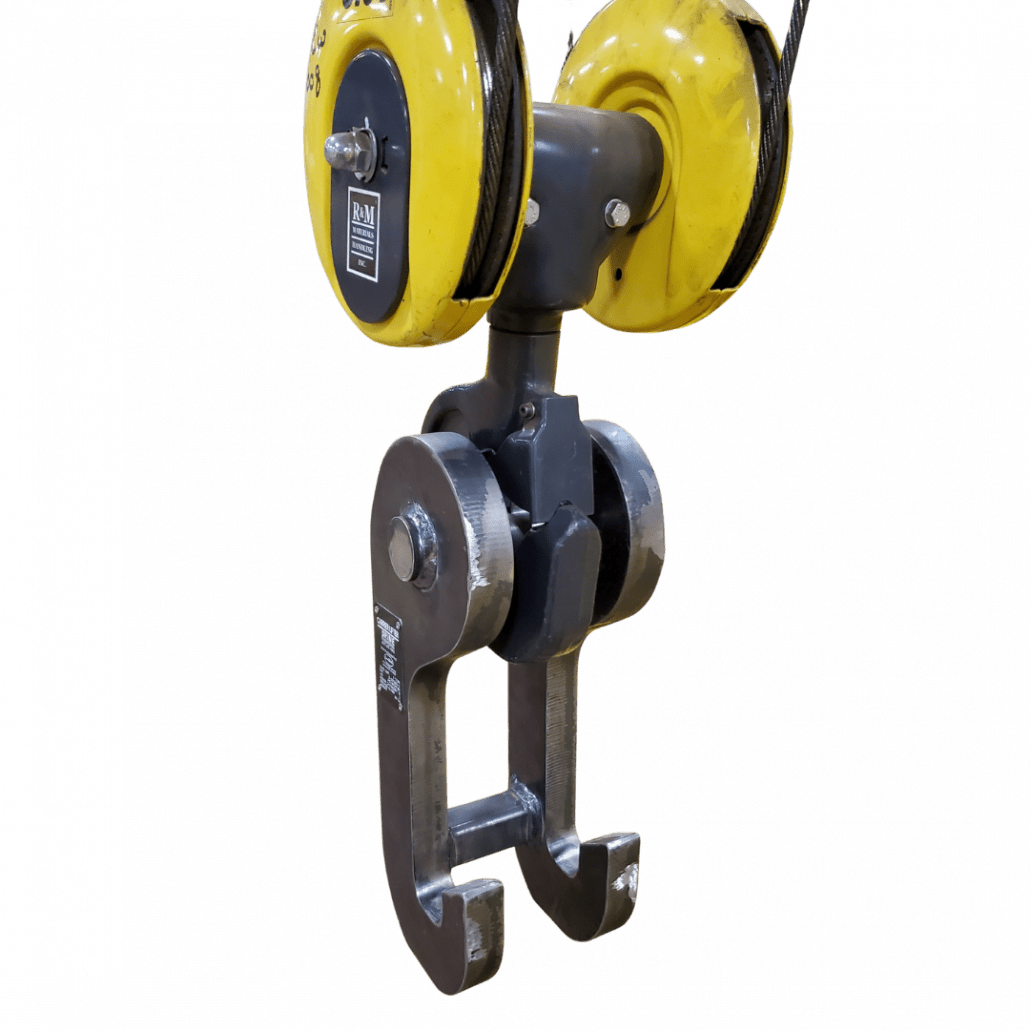 CraneWerks below-the-hook lifting device for the steel industry