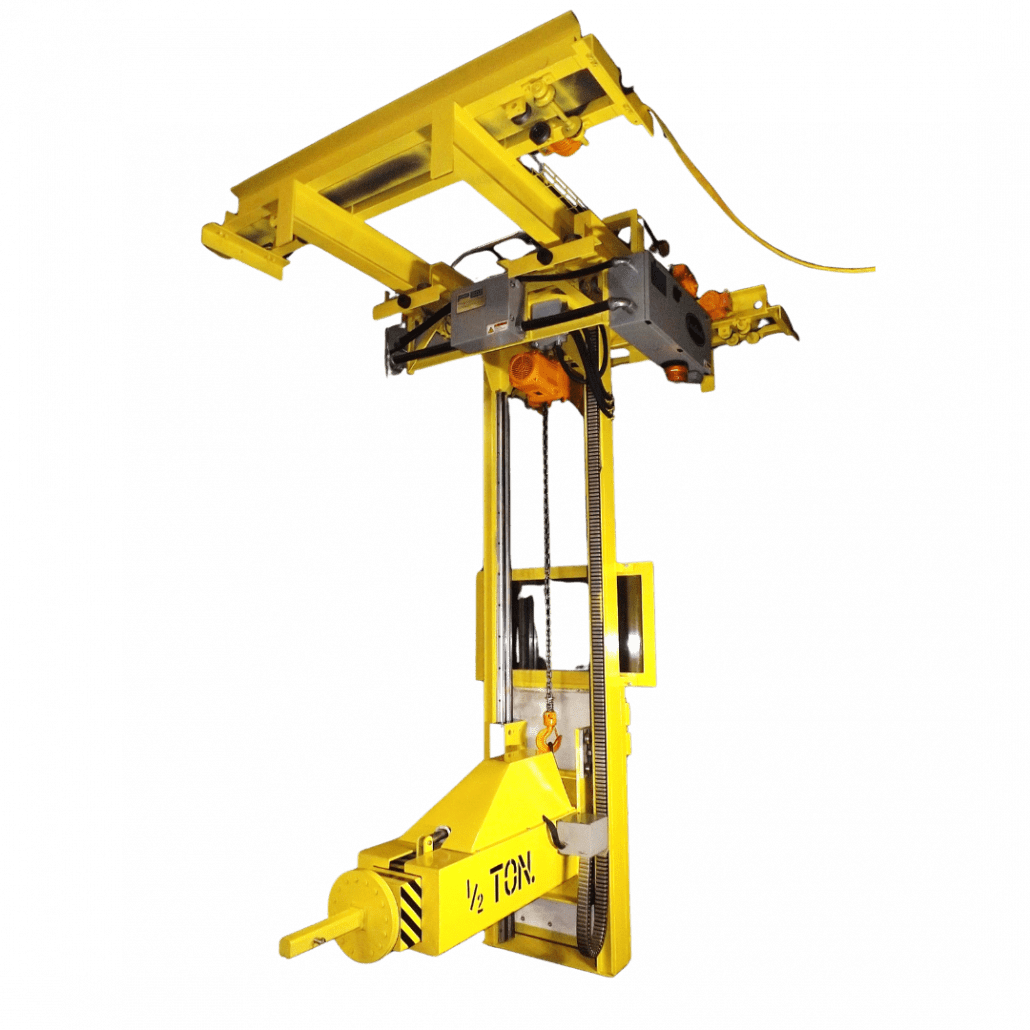 CraneWerks below-the-hook lifting device for the steel industry