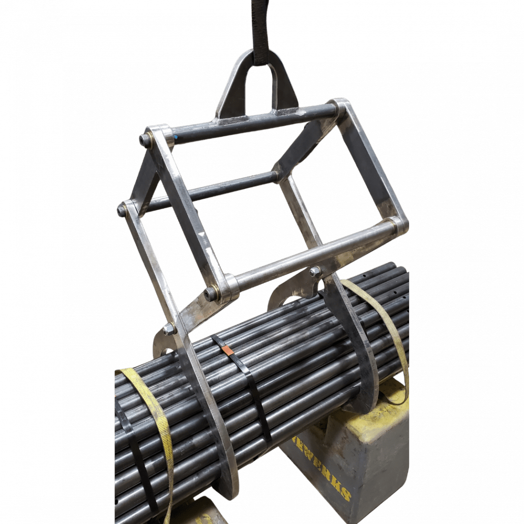 CraneWerks below-the-hook lifting device for the steel industry