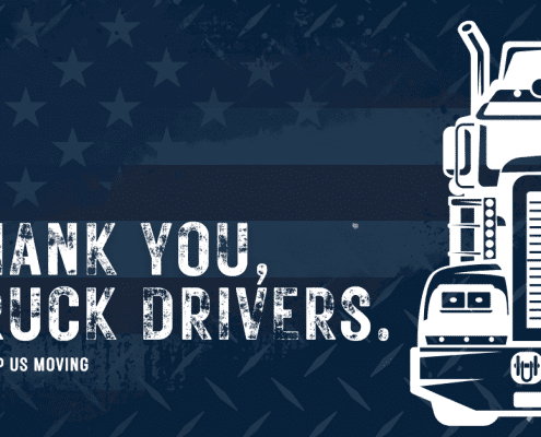 Thank You Truck Drivers for Keeping Us Moving - community appreciation post from Cranewerks